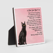 Papa Poem Plaque - Black Cat Design Fotoplaat (Voorkant)