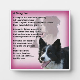 Papa Poem Plaque - RandCollie Design Fotoplaat