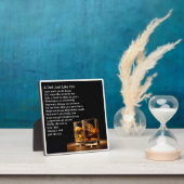 Papa Poem Plaque - Whisky Design Fotoplaat (Insitu)
