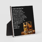 Papa Poem Plaque - Whisky Design Fotoplaat (Voorkant)