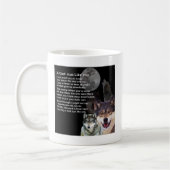 Papa Poem - Wolf Design Koffiemok (Links)