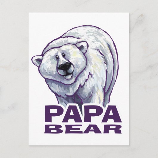 Papa Polar Beer Briefkaart (Voorkant)