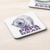 Papa Polar Beer Drankjes Onderzetter (Linkerzijde)