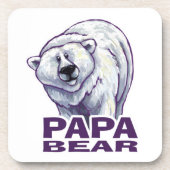 Papa Polar Beer Drankjes Onderzetter (Voorkant)