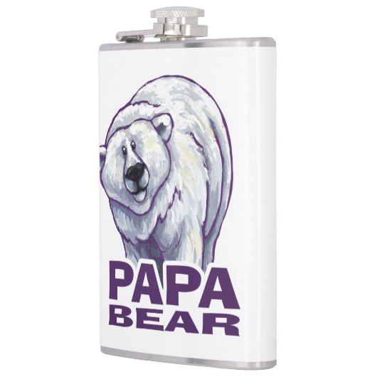 Papa Polar Beer Heupfles (Links)