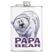 Papa Polar Beer Heupfles (Voorkant)