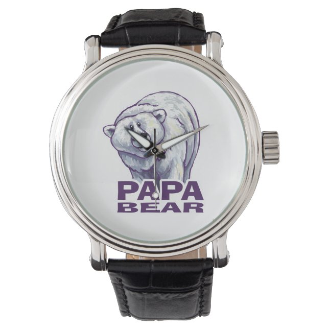 Papa Polar Beer Horloge (Voorkant)