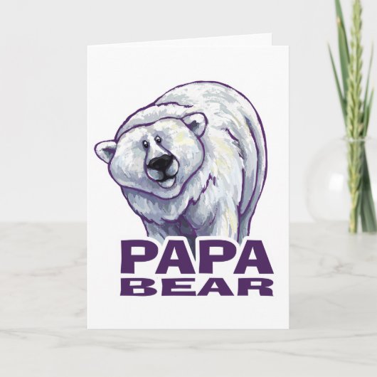 Papa Polar Beer Kaart (Voorkant)