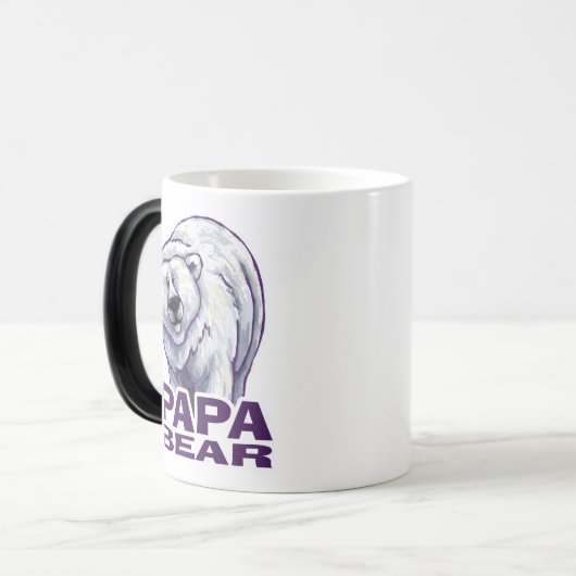 Papa Polar Beer Magische Mok (Voorkant links)