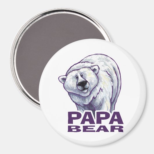 Papa Polar Beer Magneet (Voorkant / Achterkant)