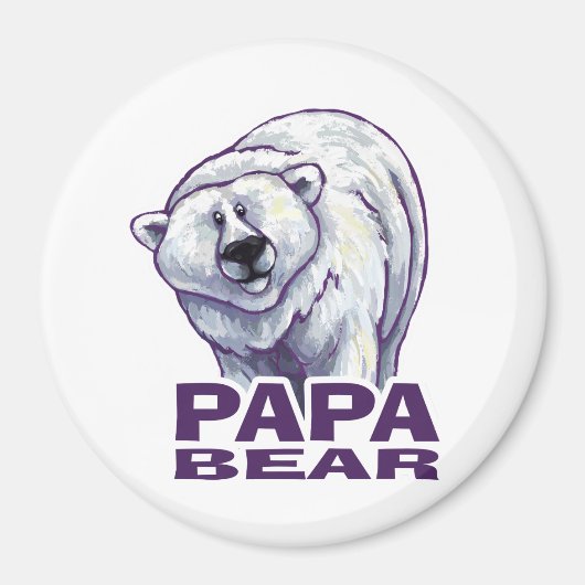 Papa Polar Beer Magneet (Voorkant)