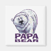 Papa Polar Beer Magneet (Voorkant)
