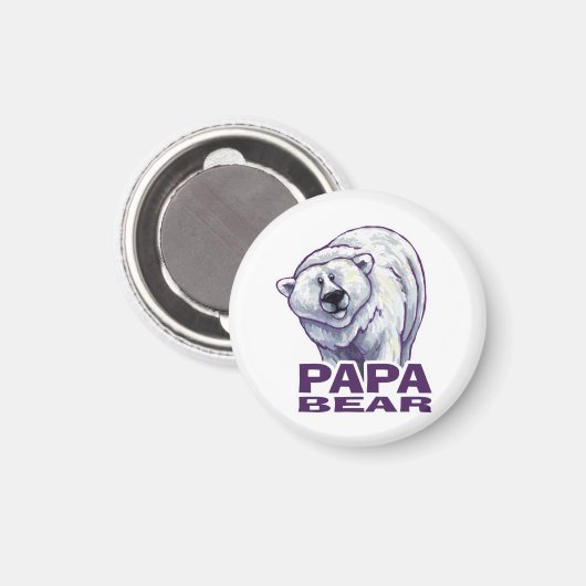 Papa Polar Beer Magneet (Voorkant / Achterkant)