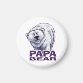 Papa Polar Beer Magneet (Voorkant)