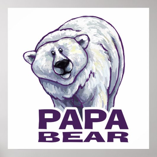 Papa Polar Beer Poster (Voorkant)