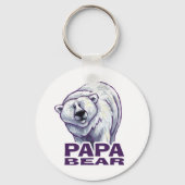 Papa Polar Beer Sleutelhanger (Voorkant)