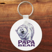 Papa Polar Beer Sleutelhanger (Voorkant)