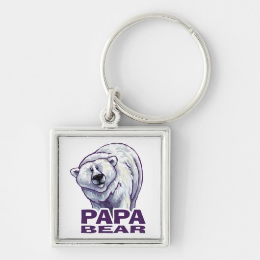 Papa Polar Beer Sleutelhanger (Voorkant)