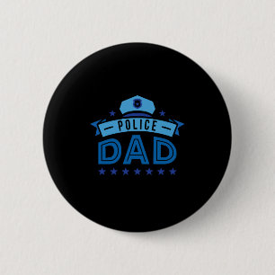 Papa Policeman Ronde Button 5,7 Cm
