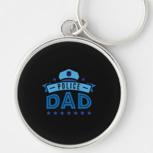 Papa Politieagent Sleutelhanger
