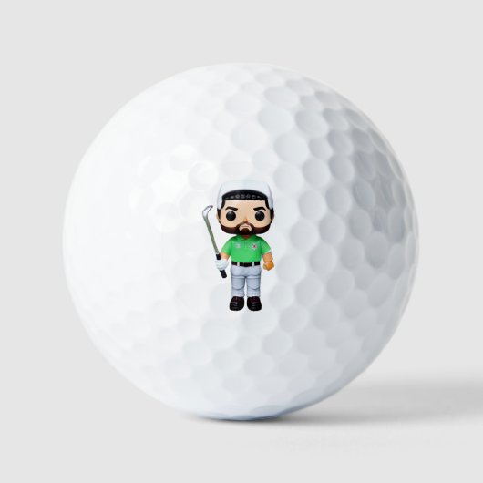 Papa Pop Figuur Golfballen (Voorkant)
