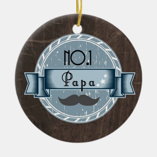PAPA-prijs Keramisch Ornament (Voorkant)