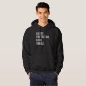 Papa Protector Hero Hoodie (Voorkant volledig)