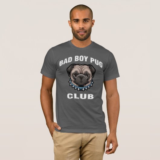 Papa Pug Lover T-shirt (Voorkant volledig)