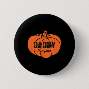Papa Pumpkin Matching Family Halloween Thanksgivi Ronde Button 5,7 Cm