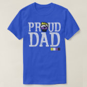 Papa pvd. nonbinary fiste endby NB Pride Flag LGBT T-shirt (Design voorkant)