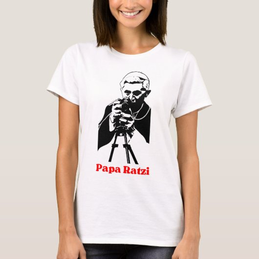 Papa Ratzi T-shirt (Voorkant)