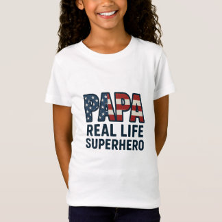 PAPA Real Life Superhero T-shirt