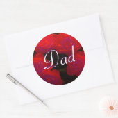 Papa Red Roses Sticker (Envelop)