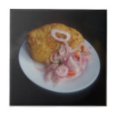 Papa Rellena de Peru Tegeltje (Voorkant)