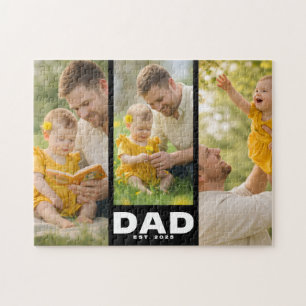 Papa Richt Moderne Krachtige Zwarte 3 Foto  Legpuzzel