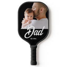 Papa Richtte Leuke Schrift Foto Pickleball
