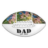 Papa Richtte Mininal Black Script 3 Foto op American Football (Voorkant)