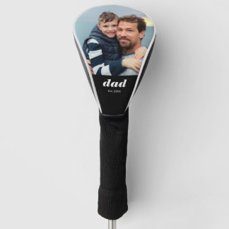 Papa Richtte Moderne Typografie Foto Golfheadcover