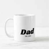 Papa Richtte Moderne Typografie Op Koffiemok (Links)
