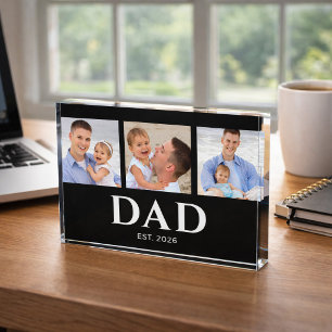 Papa Richtte Moderne Zwarte 3 Foto Op