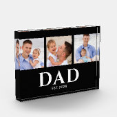 Papa Richtte Moderne Zwarte 3 Foto Op (Links)