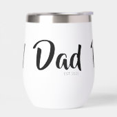 Papa Richtte Nieuwe Papa Cadeau Op (Links)