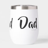 Papa Richtte Nieuwe Papa Cadeau Op (Achterkant)