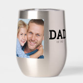 Papa Richtte Zwarte Foto Op (Achterkant)