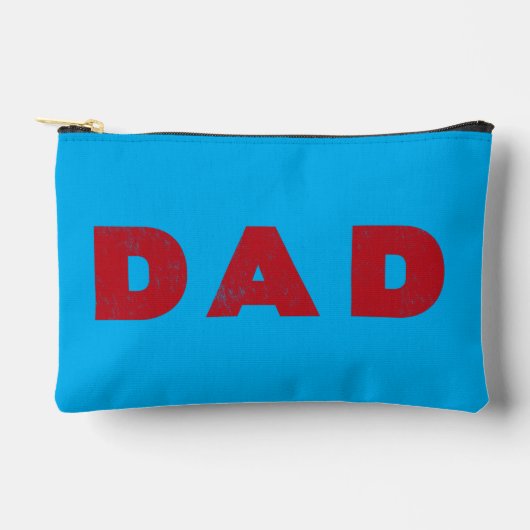 Papa [Rode verweerde tekst] Etui (Voorkant)