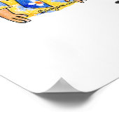 Papa Roll Model Poster afdrukken (Hoek)