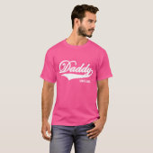 Papa Roze TShirt (verkrijgbaar in 24 kleuren) (Voorkant volledig)