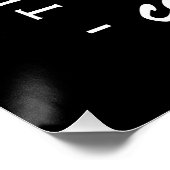 Papa runnen club lopen marathonloper atletische es perfect poster (Hoek)