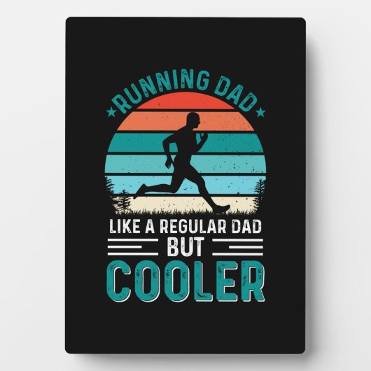 Papa runnen fotoplaat (voorkant)