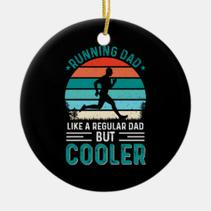 Papa runnen keramisch ornament